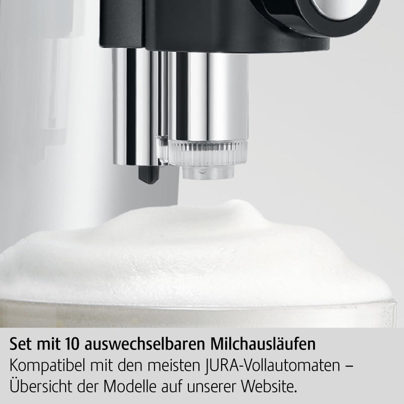 JURA Original - Replaceable Milk Spout CX3 for One-Touch Fully Automatic Machines - TÃœV-Certified Hygiene - Pack of 10-72228 - Image 4